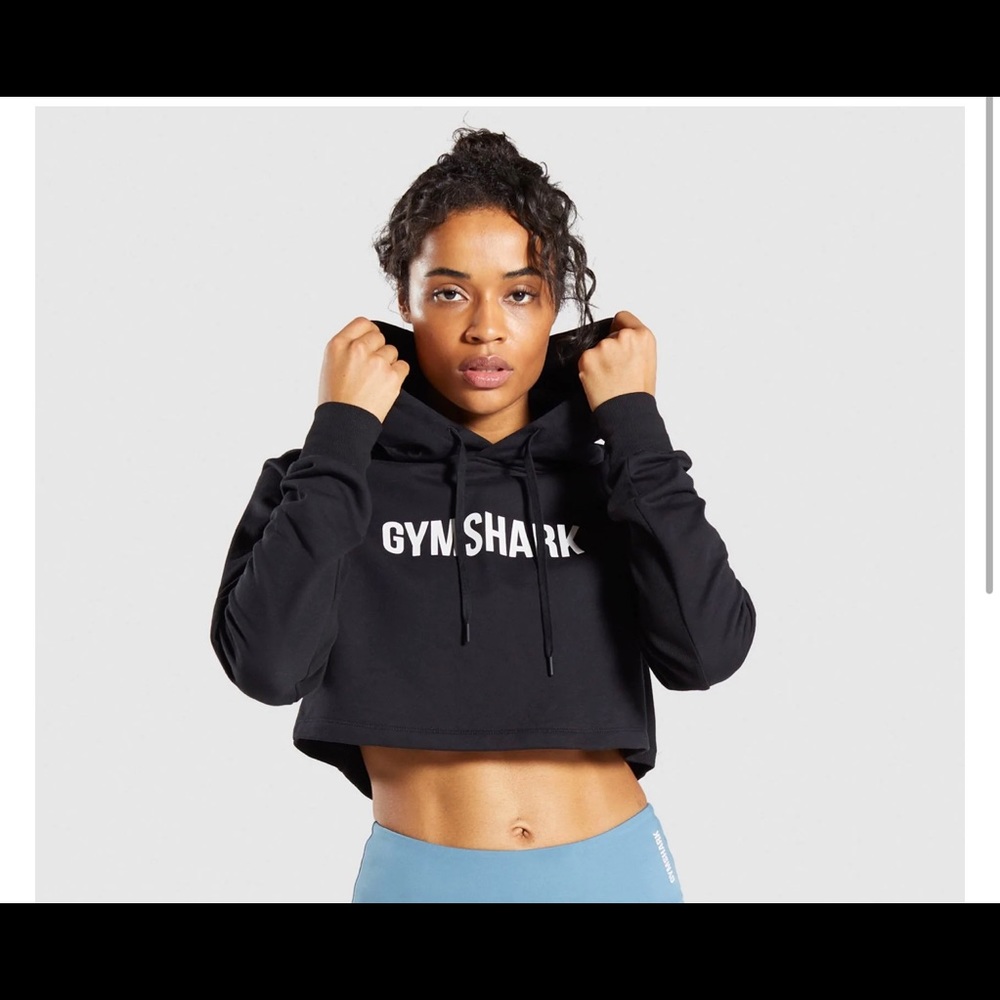 A Set: Gymshark Training Cropped Hoodie & Matching Jogger
